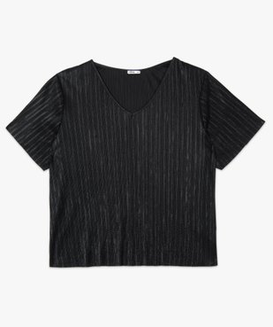 Tee-shirt femme grande taille plissé vue4 - Nikesneakers (G TAILLE) - Nikesneakers