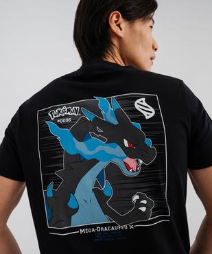 Tee-shirt manches courtes avec motif Mega Dracaufeu homme - Pokemon vue1 - POKEMON - GEMO