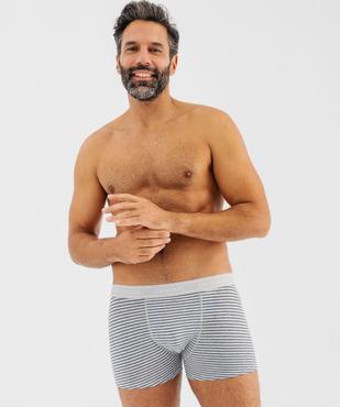 Boxers en coton extensible homme (lot de 2) vue1 - GEMO 4G HOMME - GEMO