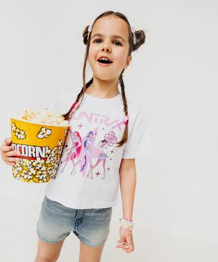 Short en jean avec perles et taille ajustable fille vue5 - GEMO (ENFANT) - GEMO