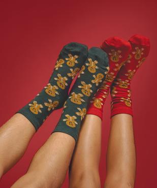 Chaussettes motifs bonhommes en pain d’épices garçon (lot de 2) vue3 - GEMO (ENFANT) - GEMO