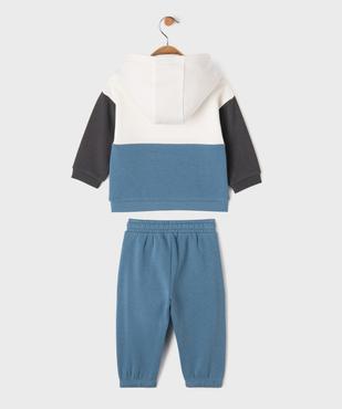 Ensemble 2 pièces sweat + jogging bébé garçon vue3 - GEMO 4G BEBE - GEMO