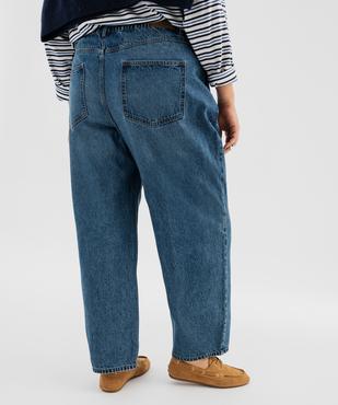 Jean barrel femme grande taille vue3 - GEMO 4G GT - GEMO