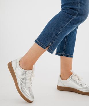 Pantacourt en jean stretch coupe slim taille normale femme grande taille vue2 - GEMO (G TAILLE) - GEMO