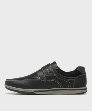 Chaussures confort esprit bateau à scratch homme - G'Flex vue9 - G'FLEX - GEMO