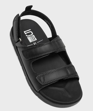 Sandales à scratch monochromes garçon - 5 Miles vue5 - 5 MILES - GEMO