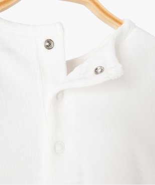 Pyjama 2 pièces en velours imprimé dépareillé bébé vue3 - GEMO(BB COUCHE) - GEMO