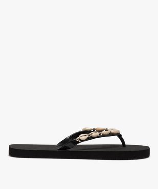 Tongs femme à fines brides ornées de coquillages vue2 - Nikesneakers (PLAGE) - Nikesneakers