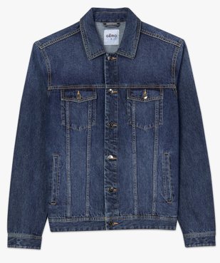 Blouson homme en jean coupe droite vue5 - GEMO (HOMME) - GEMO