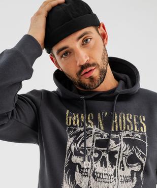 Sweat à capuche molletonné homme - Guns N’Roses vue2 - GUNS N' ROSES - GEMO
