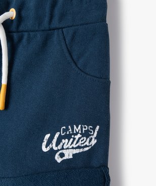 Ensemble bébé garçon 2 pièces : tee-shirt loose + short - Camps United vue3 - CAMPS UNITED - GEMO