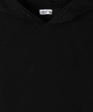 Sweat à capuche uni intérieur molletonné garçon vue2 - GEMO 4G GARCON - GEMO