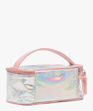 Trousse femme à reflets multicolores avec motif licorne vue2 - GEMO (ACCESS) - GEMO