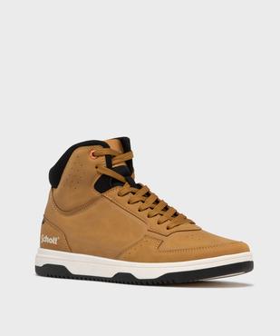 Boots homme mid-cut à lacets style casual - Schott  vue3 - SCHOTT - GEMO