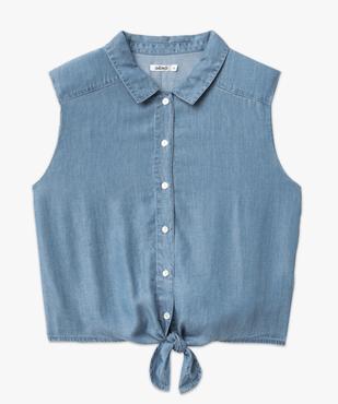 Chemise sans manches en Lyocell femme vue4 - GEMO 4G FEMME - GEMO