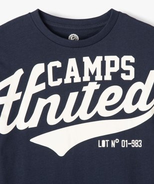 Tee-shirt garçon avec inscription XXL - Camps United vue3 - CAMPS UNITED - GEMO