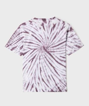 Tee-shirt manches courtes esprit tie and dye garçon vue4 - GEMO 4G GARCON - GEMO