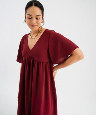 Robe longue fluide femme vue2 - GEMO(FEMME PAP) - GEMO