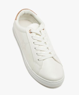Baskets à lacets avec patch pailleté et motif étoile femme vue5 - GEMO (SPORTSWR) - GEMO