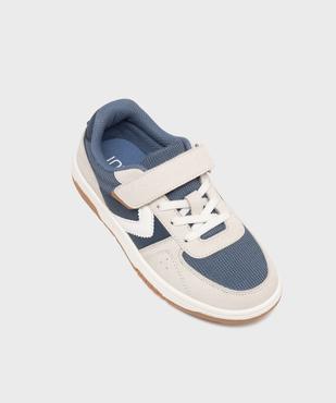 Baskets à scratch multi-matières garçon - 5 Miles vue5 - 5 MILES - GEMO