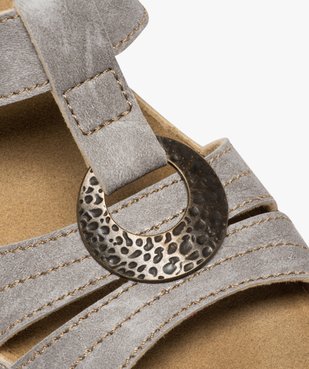 Mules femme confort à bride scratch vue6 - GEMO (CONFORT) - GEMO