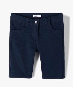 Bermuda fille extensible coupe slim vue1 - GEMO (ENFANT) - GEMO