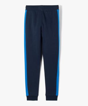 Pantalon de jogging bicolore garçon vue3 - GEMO (JUNIOR) - GEMO
