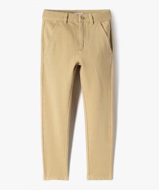 Pantalon chino taille ajustable garçon vue1 - LULUCASTAGNETTE - GEMO