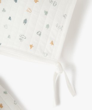 Ensemble bébé 2 pièces : combinaison et bonnet imprimés - LuluCastagnette vue3 - LULUCASTAGNETTE - GEMO