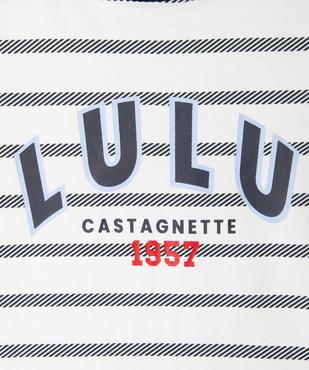 Pyjashort avec haut rayé garçon - LuluCastagnette vue7 - LULU CASTAGNETTE GEMO FOR GOOD - GEMO