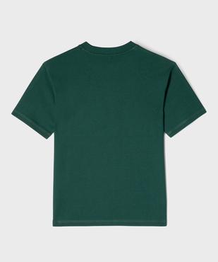 Tee-shirt uni à poche garçon vue3 - GEMO (JUNIOR) - GEMO