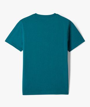 Tee-shirt à manches courtes avec motif streetwear garçon vue3 - GEMO 4G GARCON - GEMO