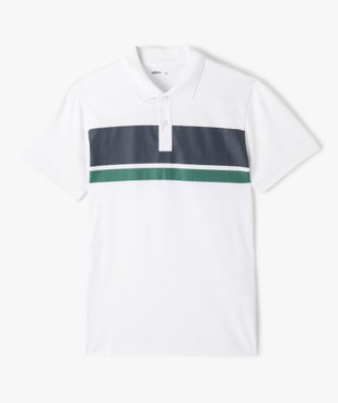Polo droit à manches courtes garçon vue1 - GEMO (JUNIOR) - GEMO