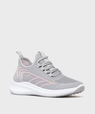 Baskets basses running en mesh à lacets femme - Valentina Baldano vue3 - VALENTINA BALDA - GEMO