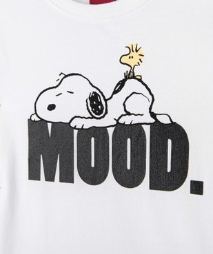 Tee-shirt fille avec motif Snoopy et paillettes - Peanuts vue3 - SNOOPY - GEMO