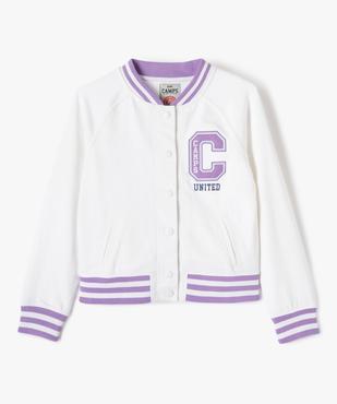 Blouson fille esprit Collège Américain - Camps United vue1 - CAMPS UNITED - GEMO