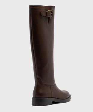 Bottes cavalières à petite boucle décorative femme - Follow Me vue4 - FOLLOW ME - GEMO