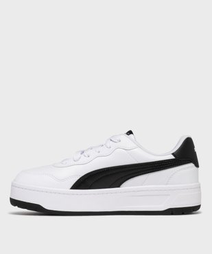 Basket basses à lacets et épaisse semelle  Court Lally Skye femme - Puma vue3 - PUMA - GEMO