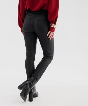 Jean Slim en toile enduite effet push-up femme vue3 - GEMO(FEMME PAP) - GEMO