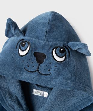 Robe de chambre à capuche motif chien garçon vue2 - GEMO 4G GARCON - GEMO