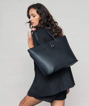 Sac à main femme forme trapèze pour ordinateur portable vue6 - GEMO (ACCESS) - GEMO