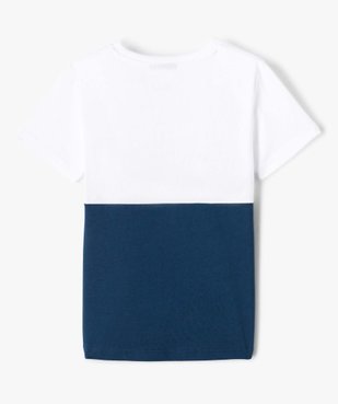 Tee-shirt garçon bicolore à manches courtes - Mario Kart vue4 - MARIO - GEMO