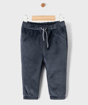 Pantalon en velours côtelé avec doublure polaire bébé vue1 - GEMO(BEBE DEBT) - GEMO
