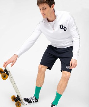 Sweat homme à col camionneur zippé - Camps United vue1 - CAMPS UNITED - GEMO