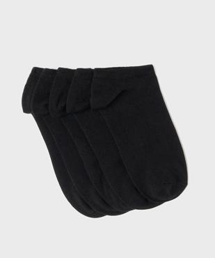 Chaussettes femme ultra courtes unies (lot de 5) vue2 - GEMO 4G FEMME - GEMO