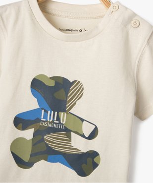 Tee-shirt bébé garçon imprimé - LuluCastagnette vue2 - LULUCASTAGNETTE - GEMO