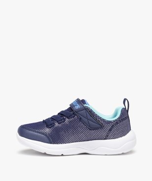Baskets fille effet pailleté - Sketchers vue3 - SKECHERS - GEMO