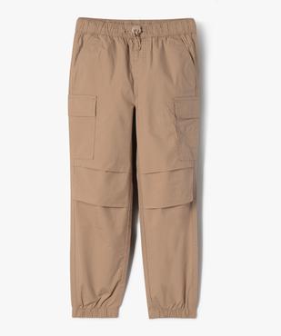 Pantalon cargo taille élastiquée garçon vue2 - GEMO (ENFANT) - GEMO