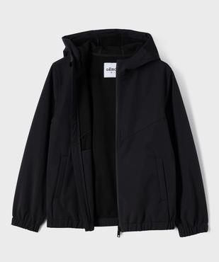 Blouson déperlant à capuche doublé polaire garçon vue2 - GEMO (JUNIOR) - GEMO