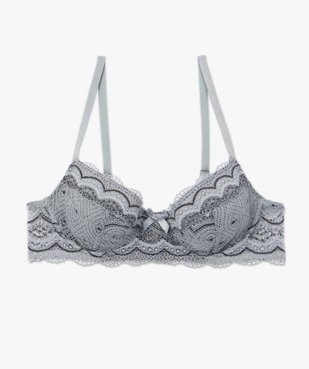 Soutien-gorge à armatures forme corbeille en dentelle vue7 - GEMO(HOMWR FEM) - GEMO